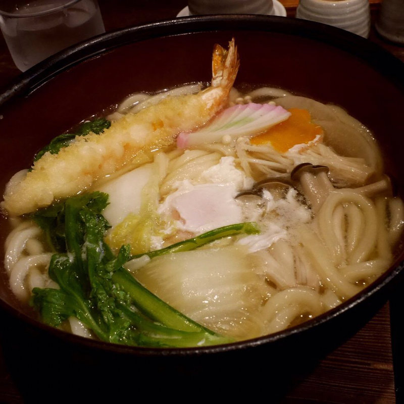 鍋焼きうどん(釜揚饂飩詫間)