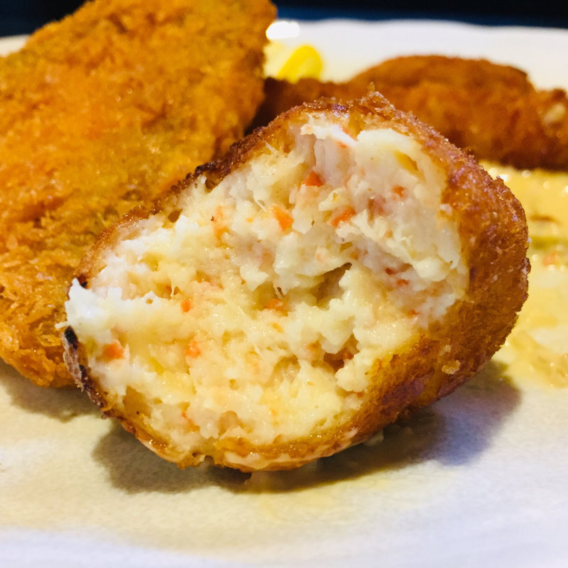 カニコロッケ(お食事処 たけした )