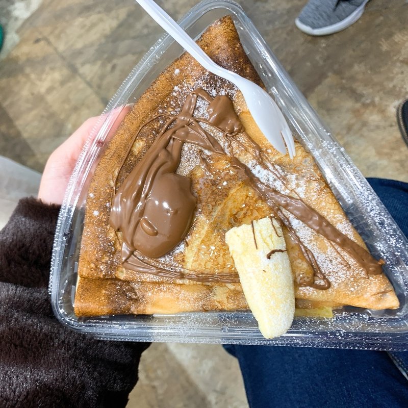 クレープ(バターと砂糖)(Bateau)