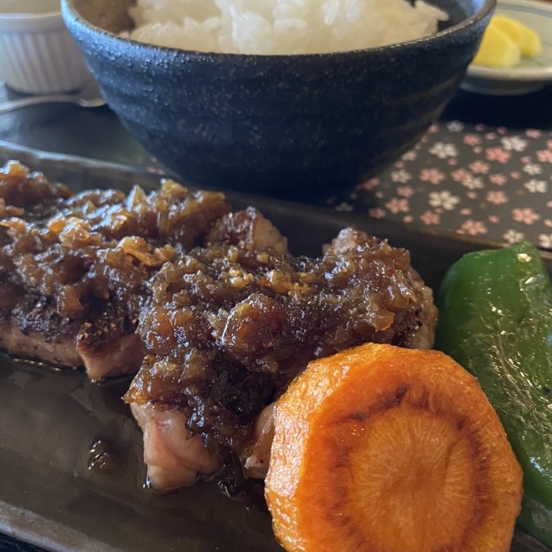 和風ステーキ御膳(かま炊きめしやこめ太郎)