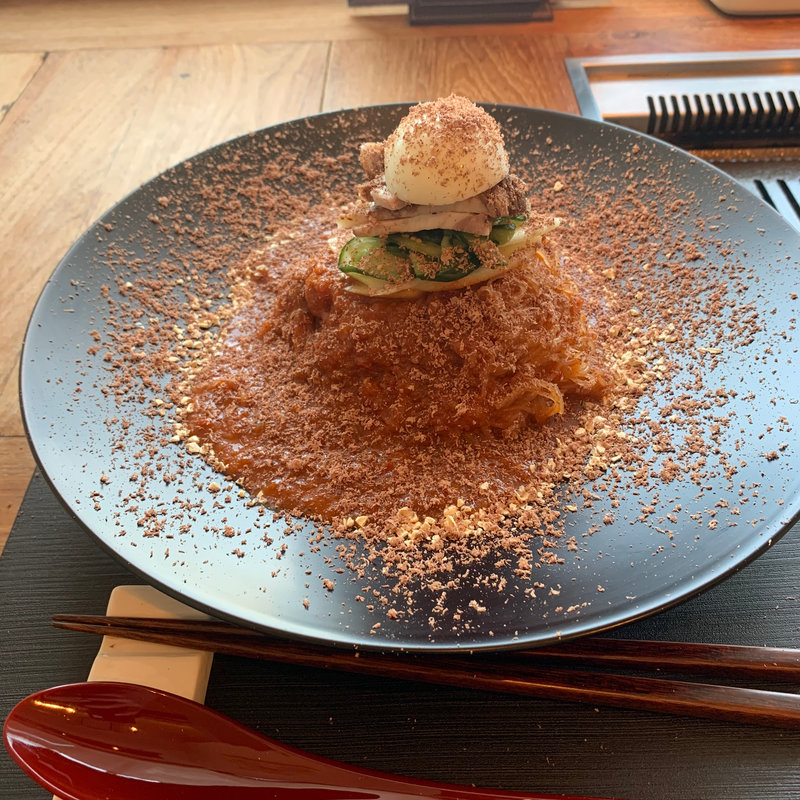 ショコラビビン麺(ぴょんぴょん舎  GINZA UNA)