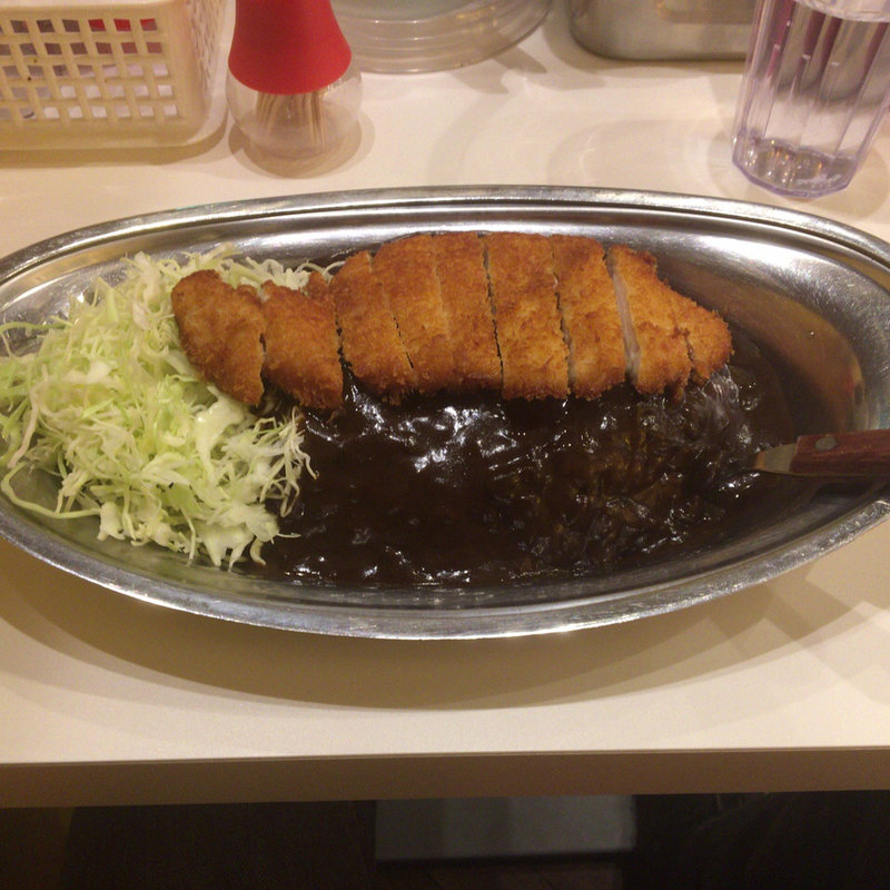 チキンカツカレー 中盛(ゴーゴーカレー 仙台一番町スタジアム )