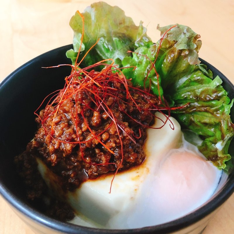 温玉肉味噌やっこ(Sasazuka Dining&Bar Yorimichi)