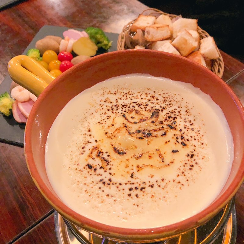 チーズフォンデュ(エイトライスフィールド カフェ)