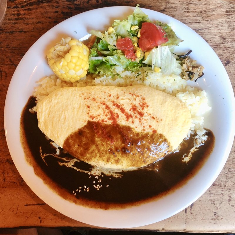 オムカレー(唯我独尊)