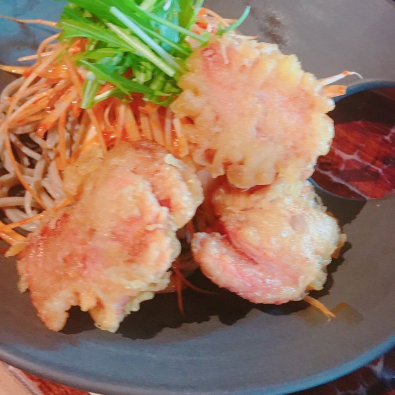 伊勢海老出汁辛味つけ汁肉蕎麦(伊勢海老蕎麦 清正)