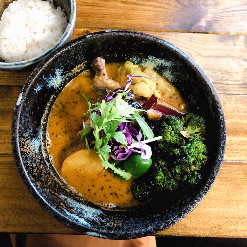 (スープカリー 藍色)