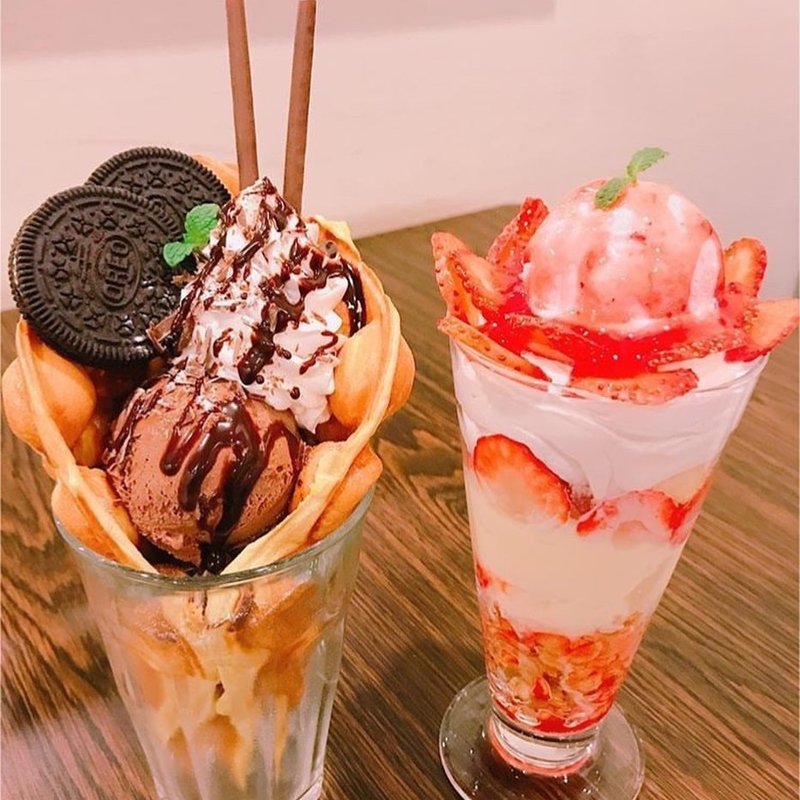 イチゴパフェ(雪桜)