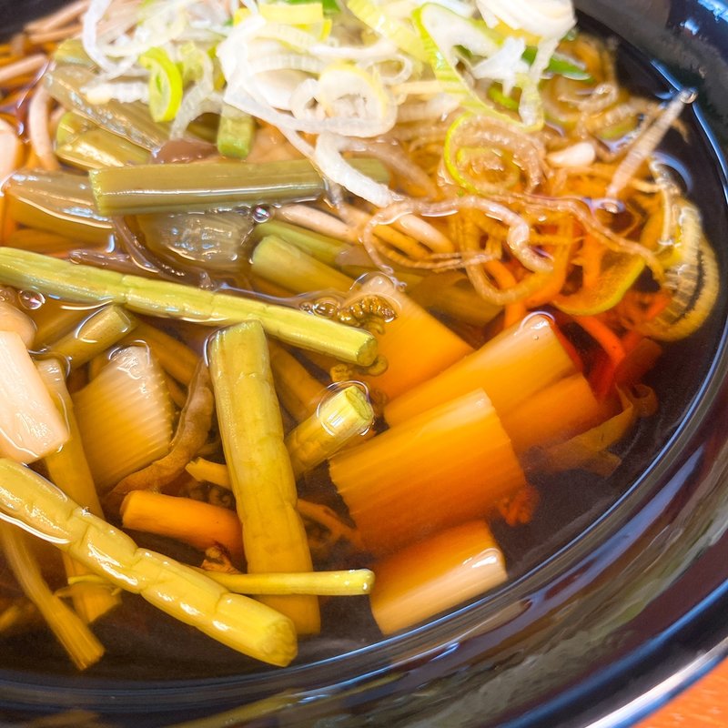 山菜そば(駅そば 大江戸そば 錦糸町東)