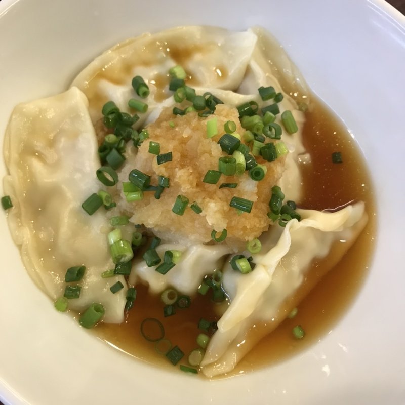 ゆで餃子おろしポン酢がけ(めんめん 来らっせ店 )