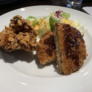 唐揚げ、メンチカツ(Ritoma)