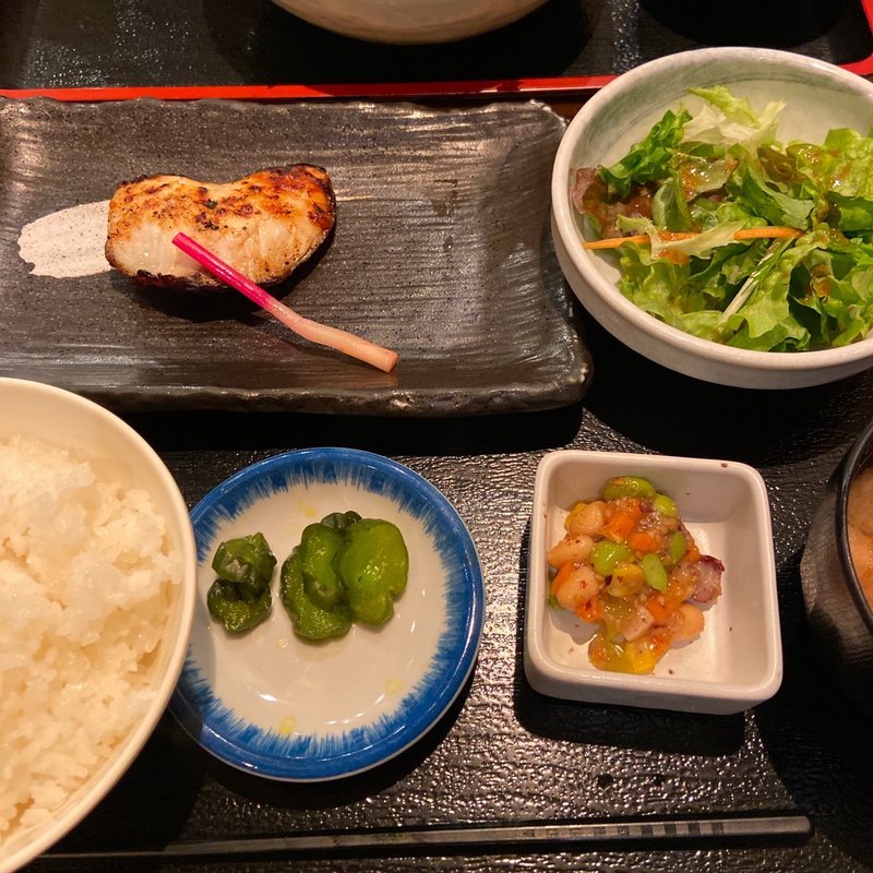 銀ムツ西京焼き定食(和食ごはんと酒 縁 -yukari- 本郷三丁目店)