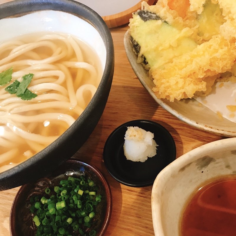 海老天盛うどん(うどん日和)