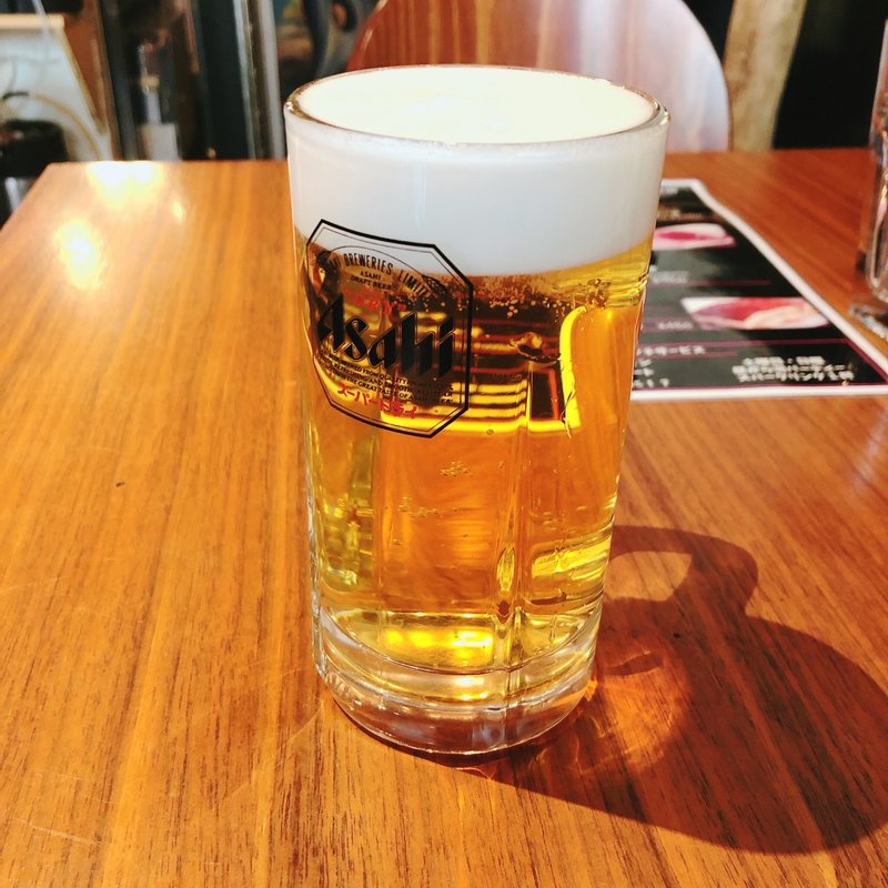 生ビール(bond Golf with Thai food)