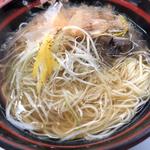 本まぐろ柚子塩ラーメン(大起水産 街のみなと まぐろパーク 堺本店)