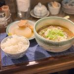 日替わり定食(カレー蕎麦)