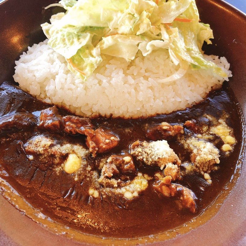 地鶏のカレー(珊瑚礁 モアナマカイ店)