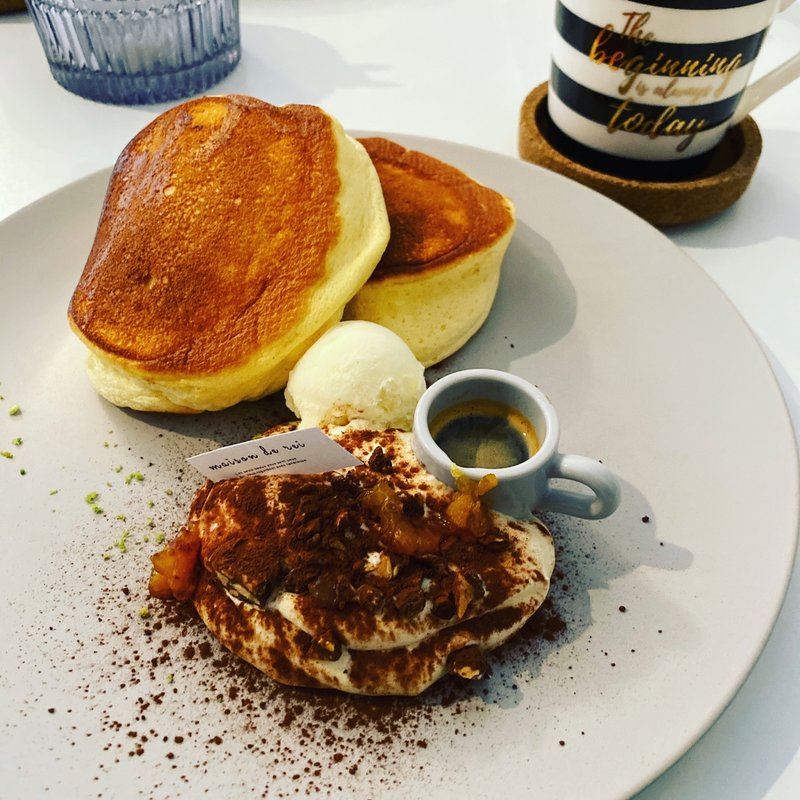 ティラミスパンケーキ(cafe rei)