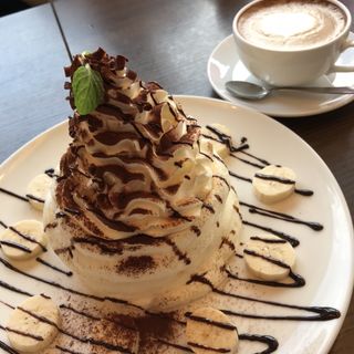 チョコバナナパンケーキ(サンポ カフェ （Sampo Cafe）)