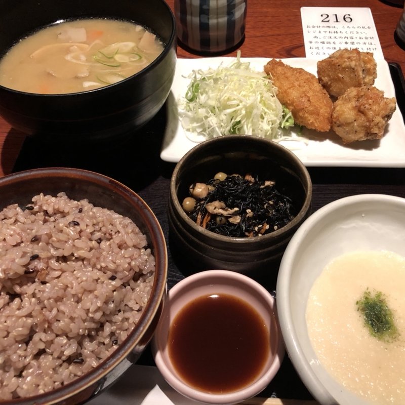 鹿児島黒豚豚汁定食(桜肉料理 馬舌屋 小伝馬町店 （ばたんや）)