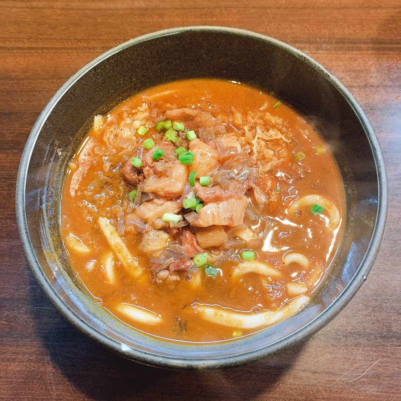 牛すじ煮込みカレーうどん(ミソノ)