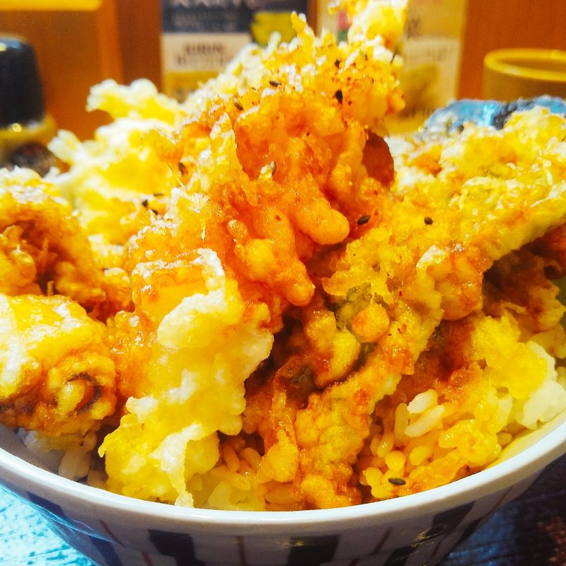 オールスター天丼大盛り(天丼てんや 銀座店)