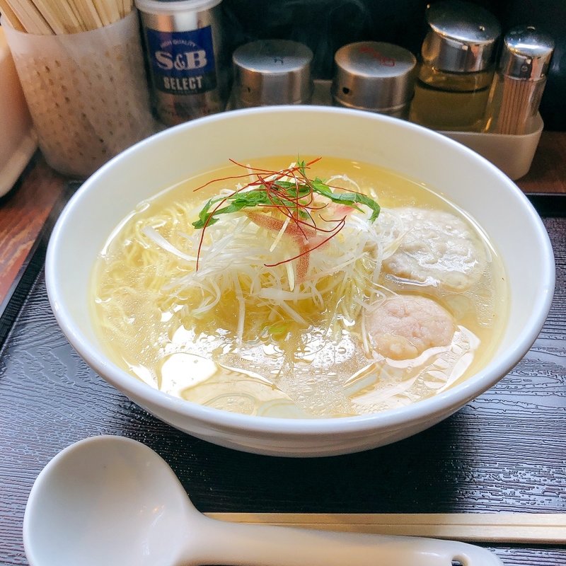 あら炊き塩らぁめん(麺屋海神 吉祥寺店)