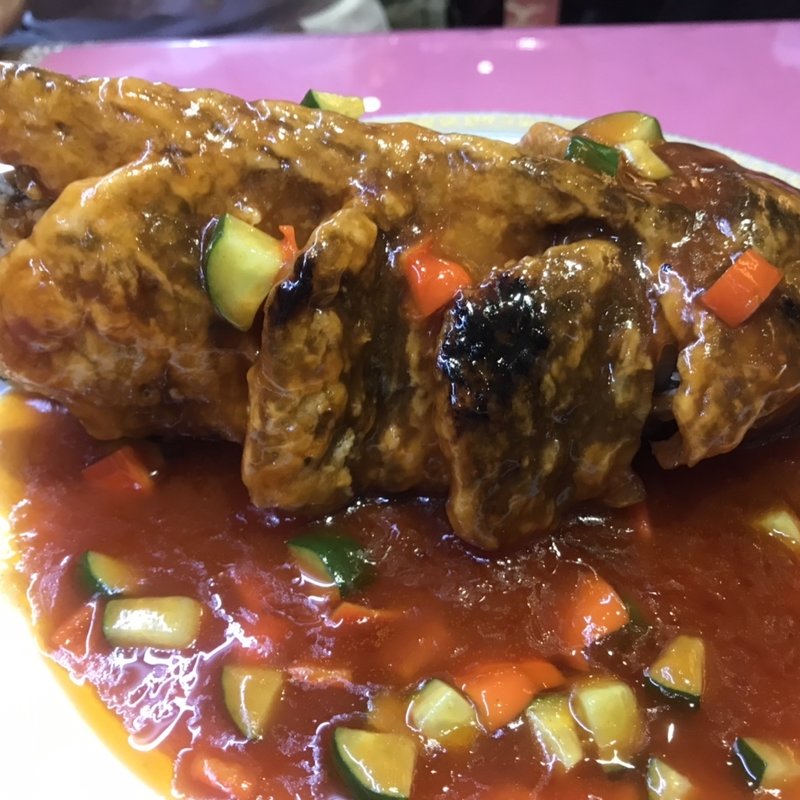 イシモチの甘酢ソースかけ(随苑)