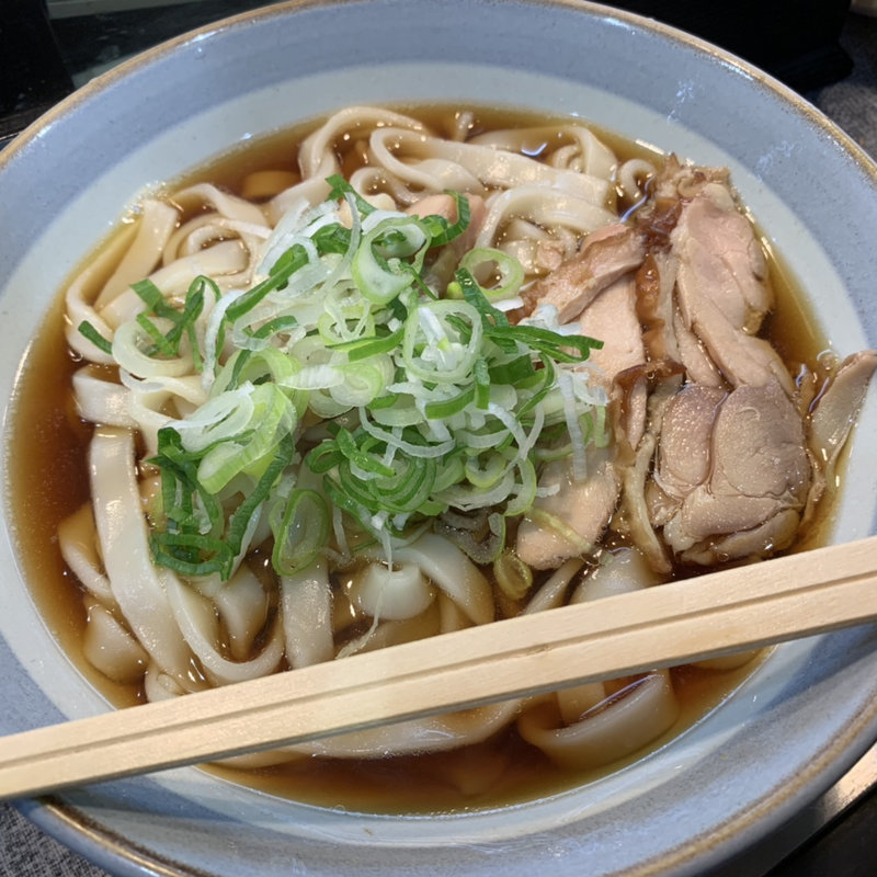 名古屋コーチンきしめん(住よし JR名古屋駅 新幹線上り)