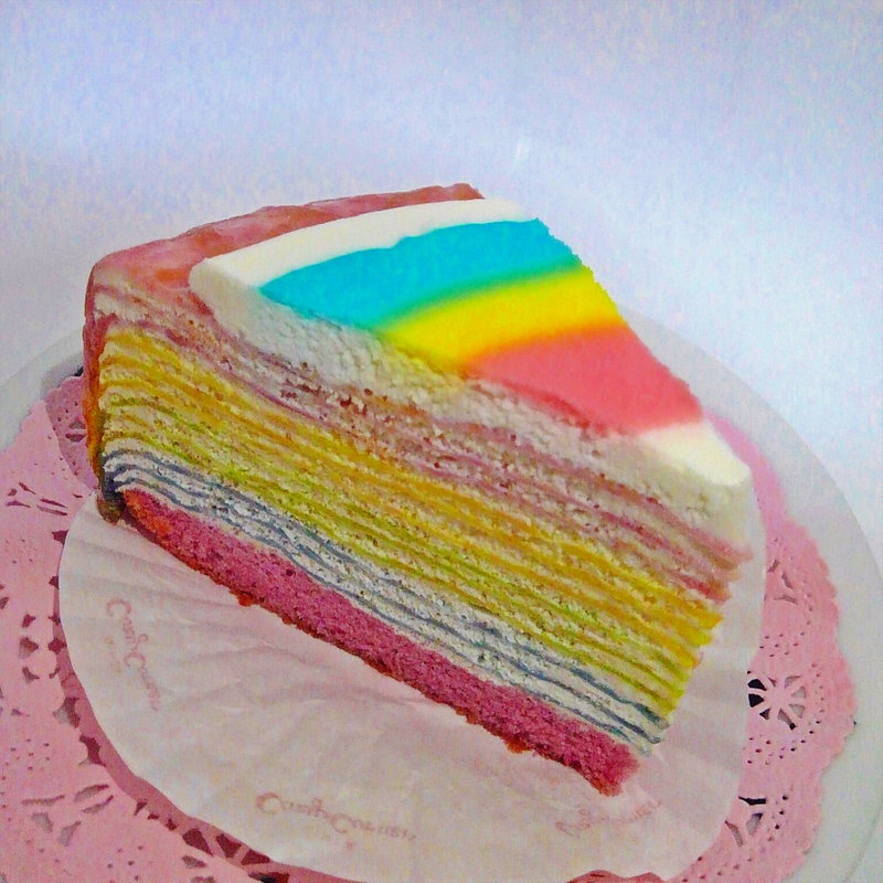 レインボーミルクレープ(銀座コージーコーナー　イオン一関店)