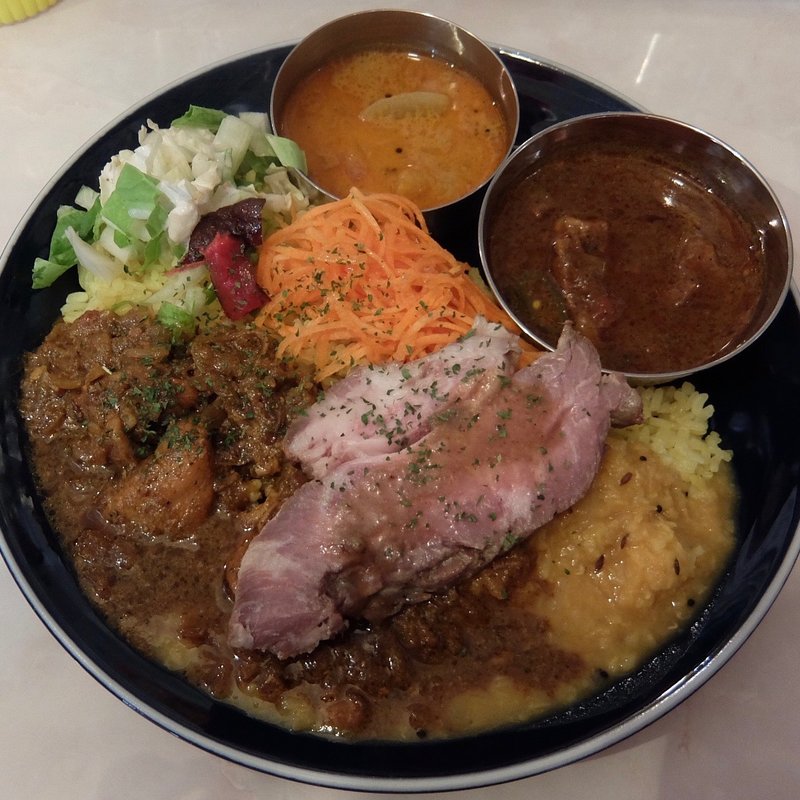 GWスペシャルプレート(Curry & Spice Bar 咖喱人)