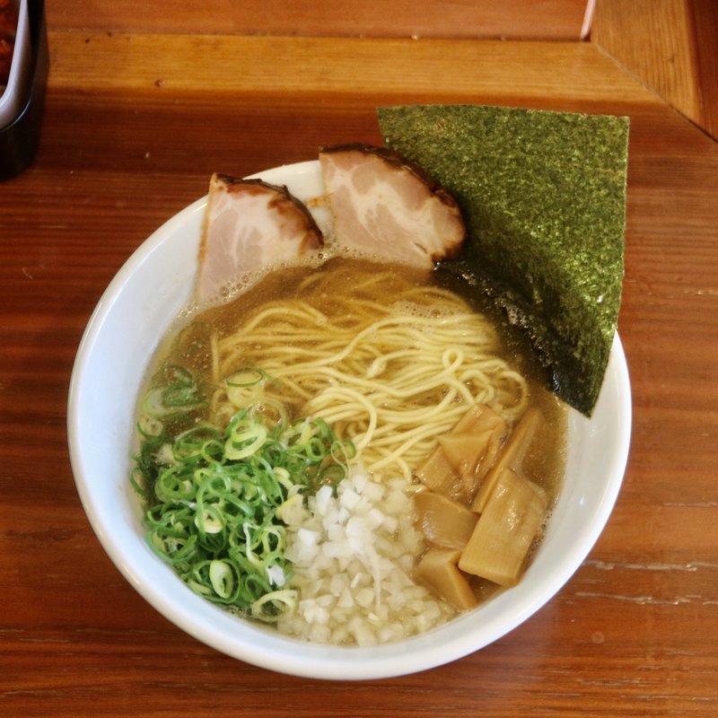 あっさり煮干ラーメン(池めん　清水町店)