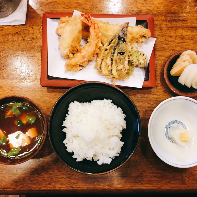 てんぷら定食(天兵)