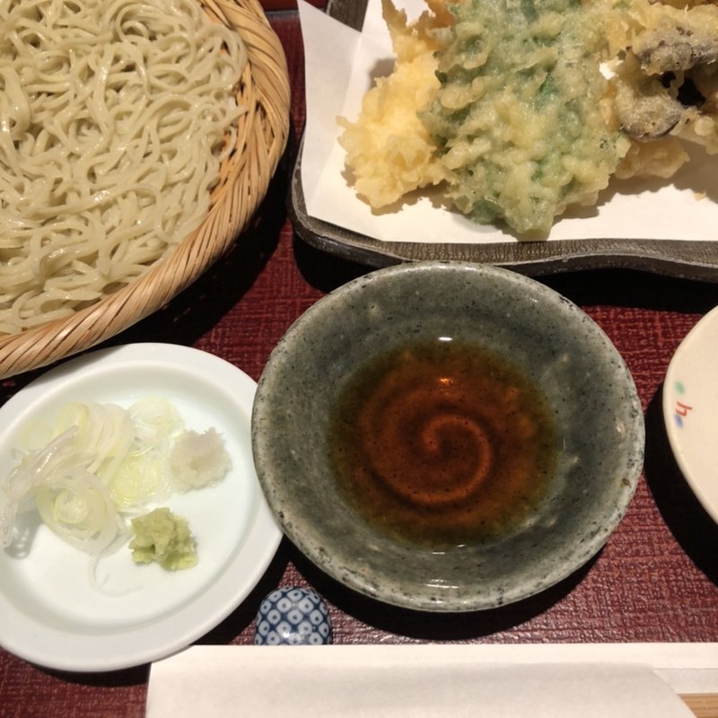 天ざる(手打蕎麦おかむら)