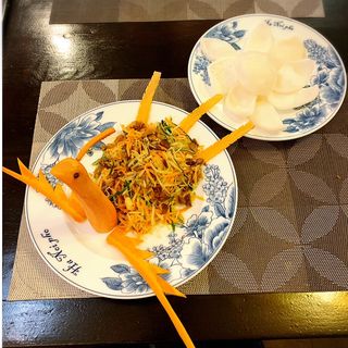 青パパイヤと焼き牛肉サラダ(ハノイフォー)
