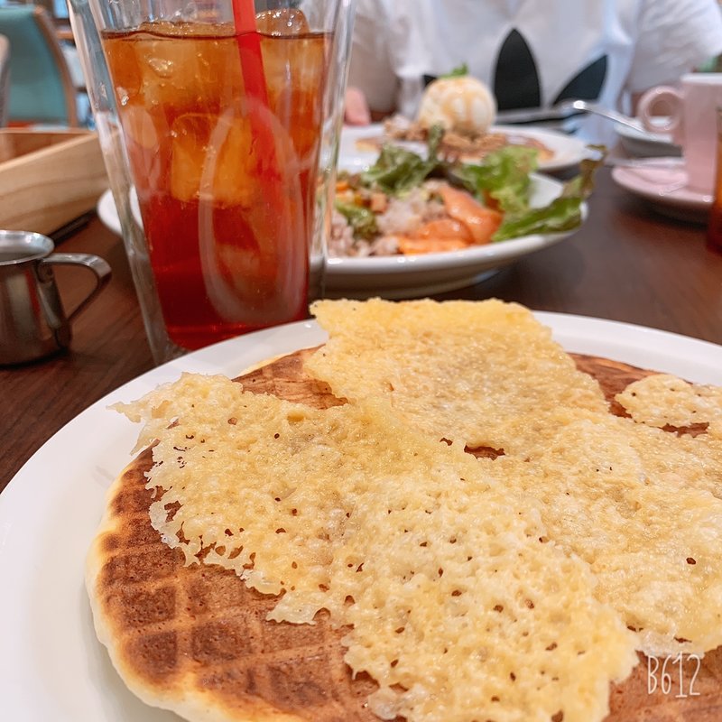 ワッフルパンケーキ　フォンダンチーズ(MELLOW BROWN COFFEE さいたま新都心店)