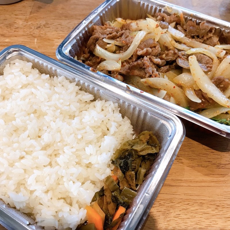 ラムのクミン炒め弁当（金/キッチンカー）(味坊 （アジボウ）)