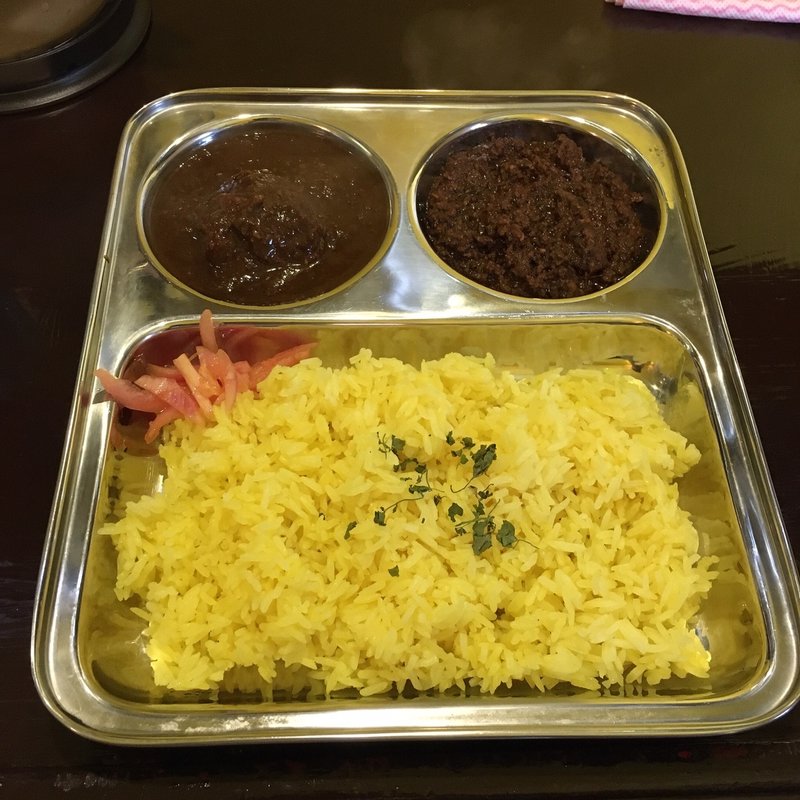 チキン＆キーマ(ガンジーカレー)