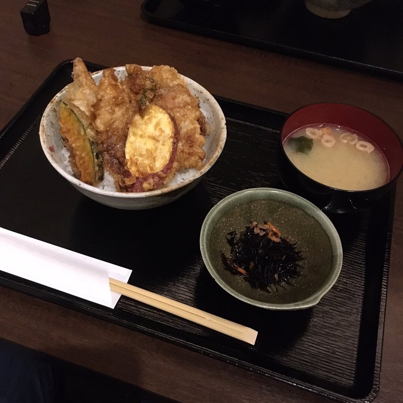 豚天丼(大阪豚しゃぶの会 天六店)