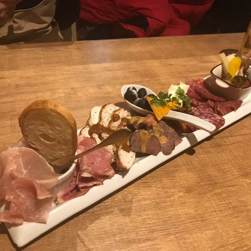 生ハムの盛り合せ(Beer Cafe グリル ベリーズ)