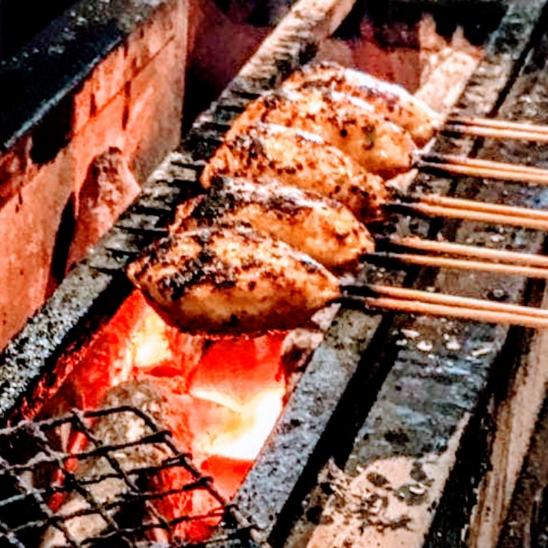 鶏つくね(炭火焼きモータープールSo-Sin)