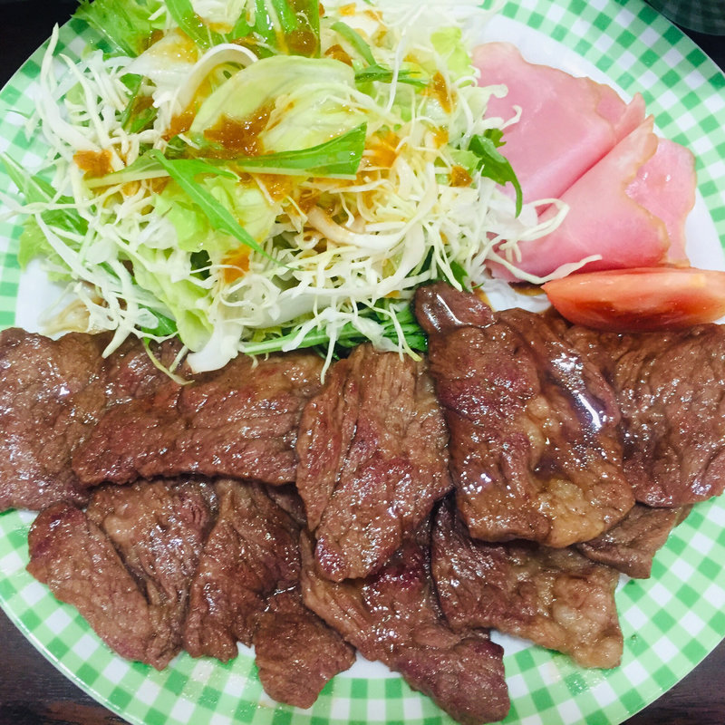 焼肉定食(八輪焼の日之出屋)