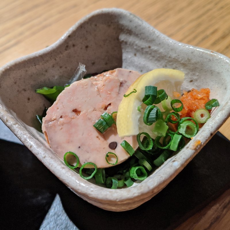 あん肝ポンズ(KINKA sushi bar izakaya SHIBUYA)