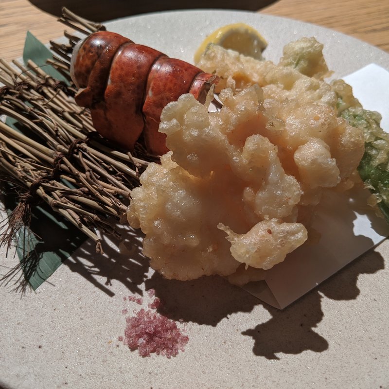 ロブスターの天ぷら(KINKA sushi bar izakaya SHIBUYA)