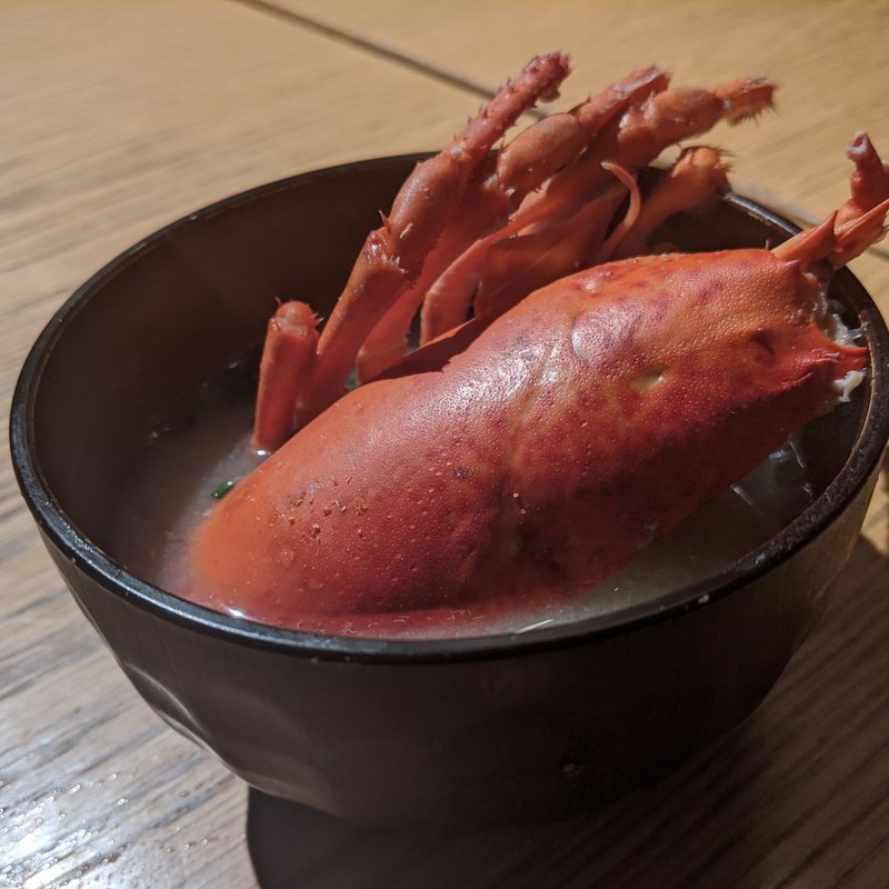ロブスターのあら汁(KINKA sushi bar izakaya SHIBUYA)