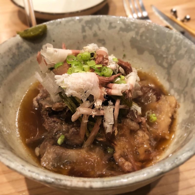 牛すじと大根とカツオ節(チャコールnakao)