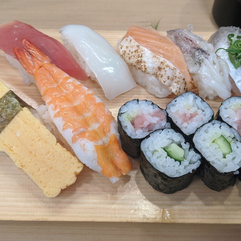 日替りにぎり(すし松 蒲田1号店)