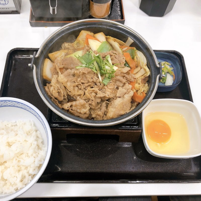 牛すき鍋膳(吉野家 人形町店（休業中）)