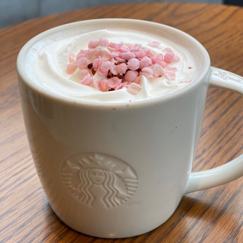 さくらミルクラテ(スターバックスコーヒー くずは美咲店 （STARBUCKS COFFEE）)
