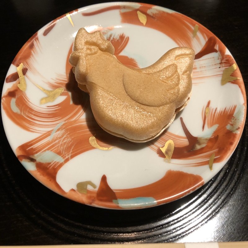 最中(のし梅・あん肝・鶏そぼろ)(肉うち山)